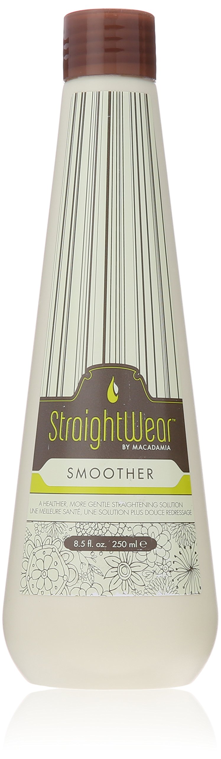 Macadamia Natural Oil Straightwear Smoother Straightening Solution Oil for Unisex - 8.5 oz Smoother