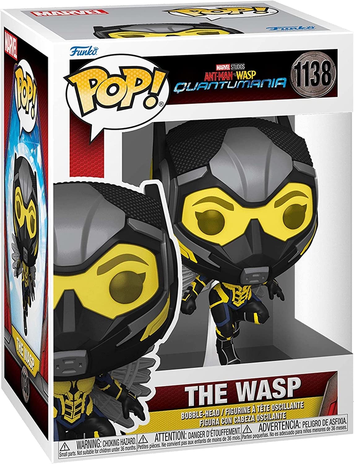 Funko POP! Vinyl Marvel: Ant-Man Quantumania - Wasp - 1/6 Odds for Rare Chase Variant - Collectable Vinyl Figure - Gift Idea - Official Merchandise…
