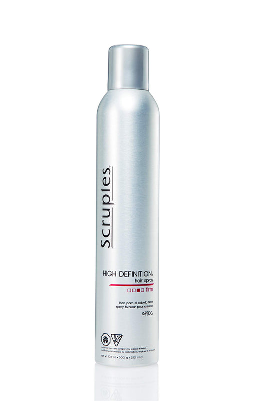 Scruples High Definition Hair Spray - Volumizing Hairspray with Extra Hold & Shine - For All Hair Types - Volumizing Spray is Humidity Resistant