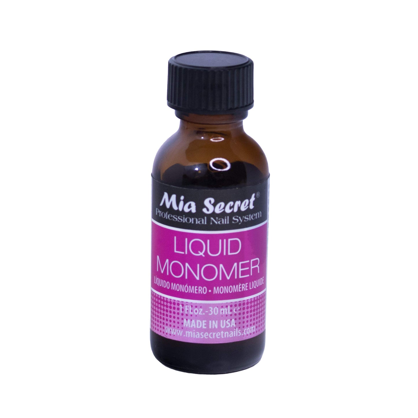 1 oz Mia Secret Liquid Monomer - Professional Acrylic Nail Liquid for Acrylic Powder - EMA monomer - Nail Monomer liquid - ema monomer acrylic nail Beauty & Personal Care Mia Secret