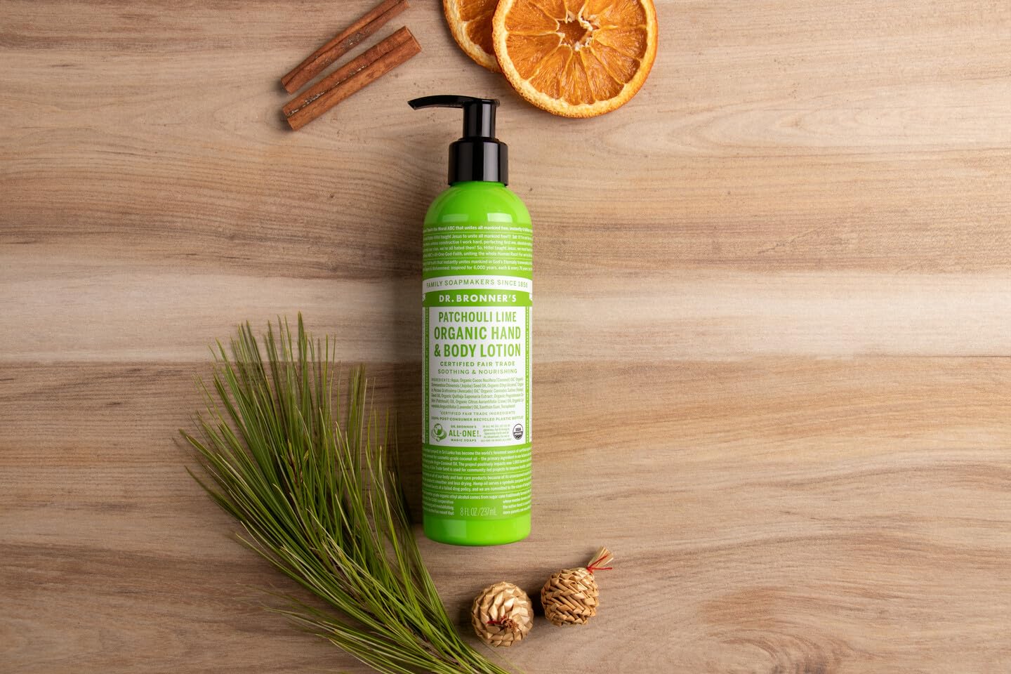 Dr. Bronner's Body lotion patchouli lime 8 oz by Dr. Bronner's Beauty & Personal Care Dr. Bronner's
