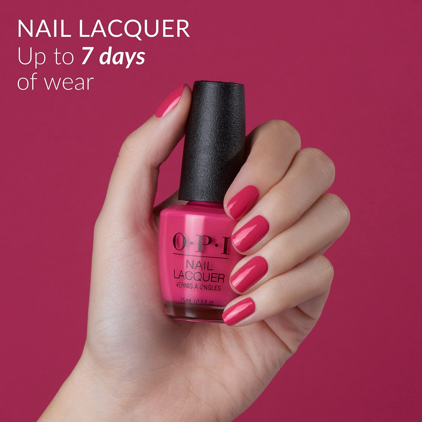 OPI Nail Lacquer, Summer Lovin' Having a Blast!, Orange Nail Polish, Grease Collection, 0.5 fl oz