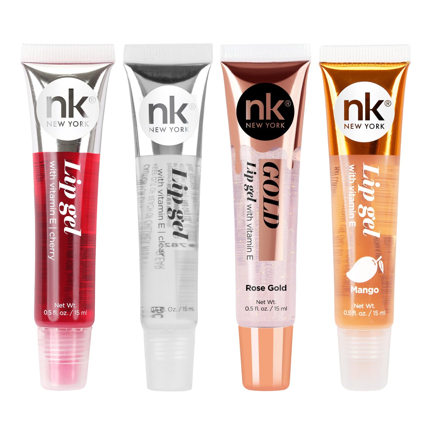 NICKA K NEW YORK Lip Gel, Hydrating, Lightweight, Glides on Effortlessly, Non Sticky Finish Lip Gel Colors
