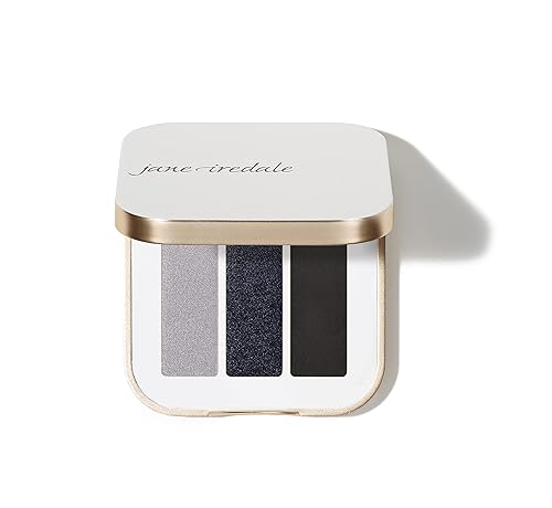 jane iredale PurePressed Eye Shadow Triple, Blue Hour, 0.06 oz., Powder