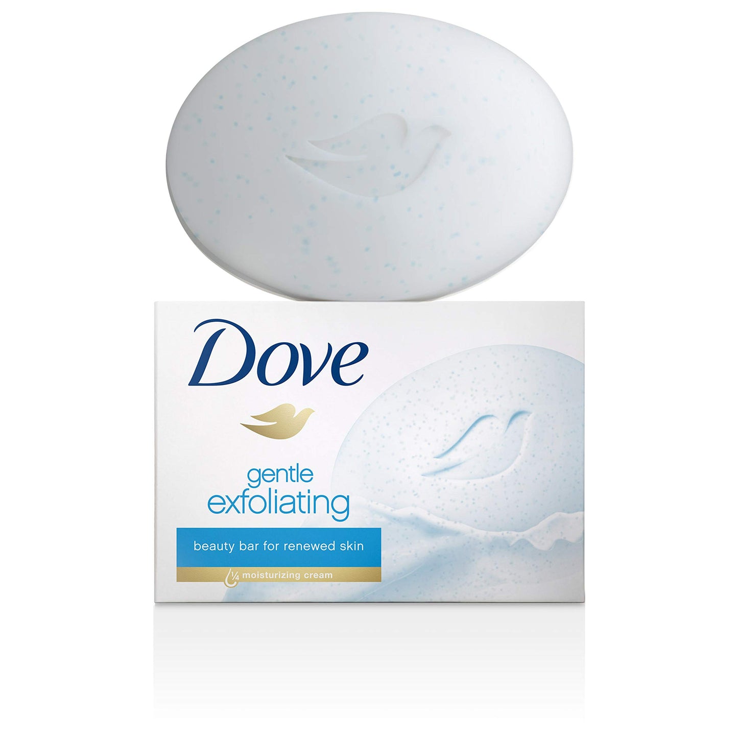 Dove Beauty Bar for Softer Skin Gentle Exfoliating More Moisturizing Than Bar Soap 3.75 oz 4 Bars