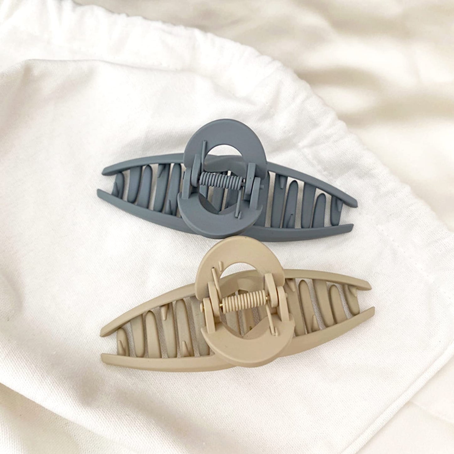 Hair Claw Clips No Slip Medium Matte 4.3 Inch Jaw Butterfly Clip for Long Thin Fine Thick Hair Women and Girls 4 Packs