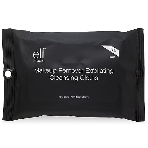 e.l.f. Studio Makeup Remover Exfoliating Cleansing Cloths - Exfoliating Cloth