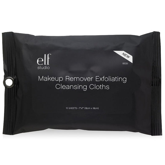 e.l.f. Studio Makeup Remover Exfoliating Cleansing Cloths - Exfoliating Cloth