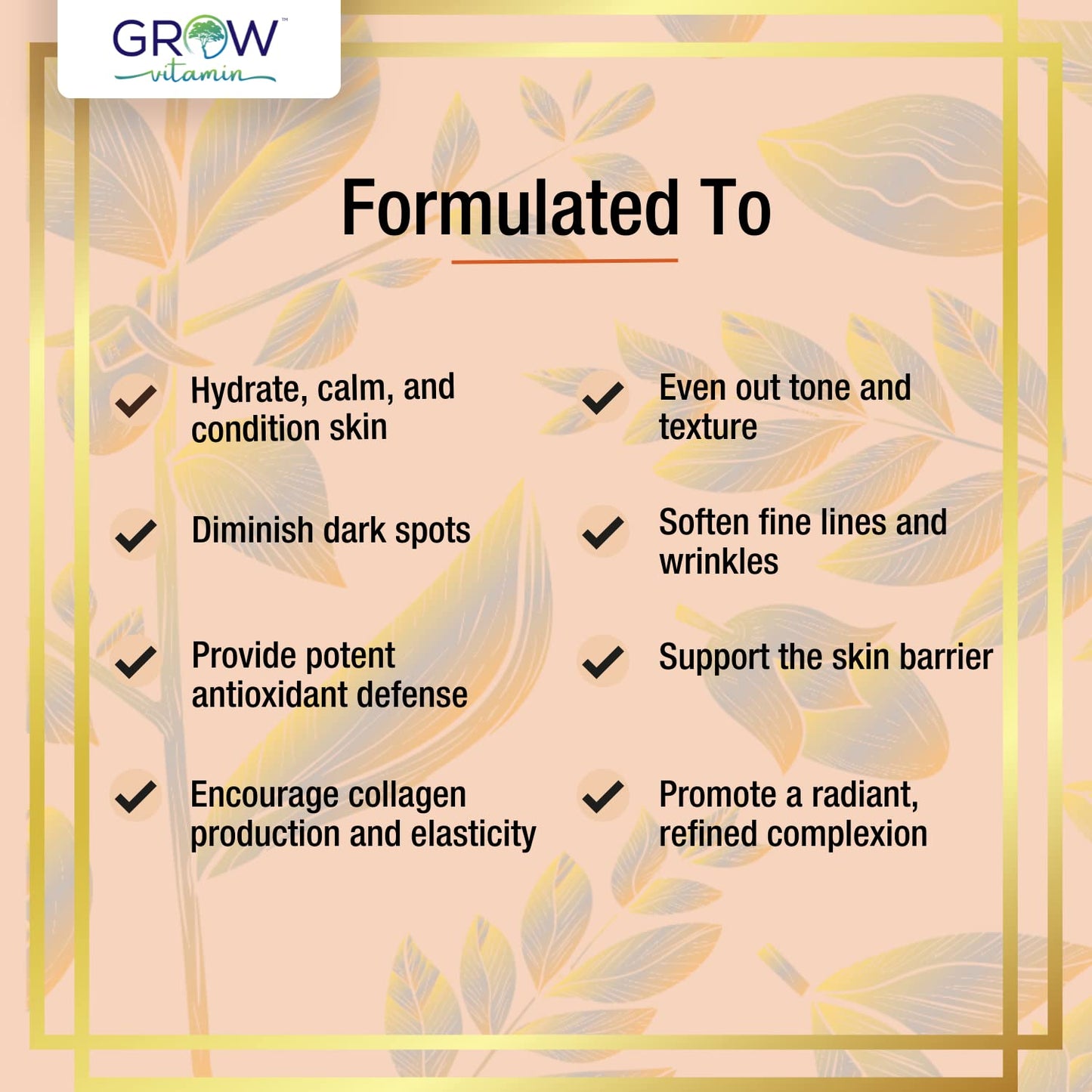 True Skin Vitamin C Serum for Face with Hyaluronic Acid, Vitamin E, Aloe Vera and Jojoba Oil, Hydrating & Brightening Serum for Anti Aging, Dark