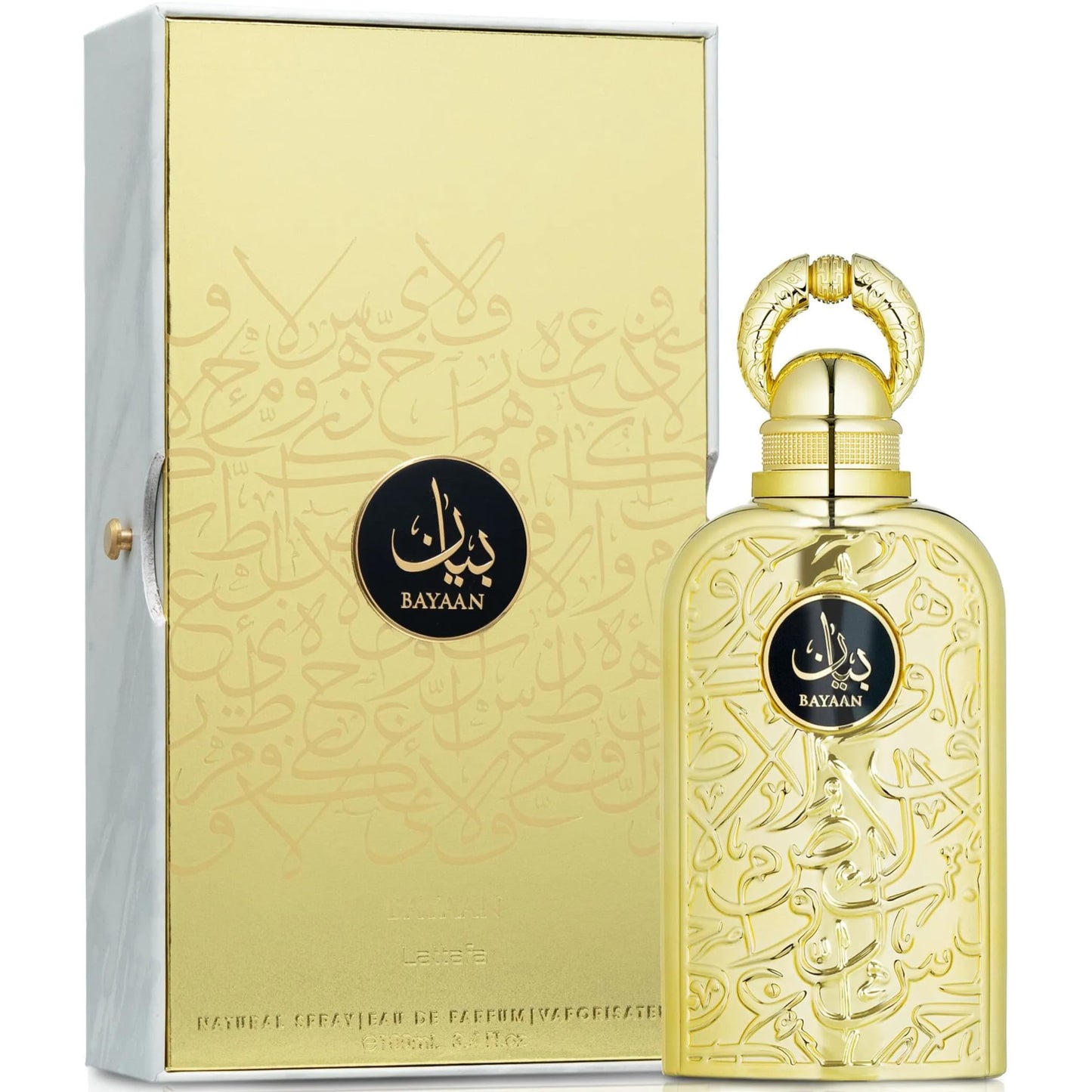 Lattafa Bayaan - Fruity, Floral, Sweet, Woody - Eau de Parfum Spray Long-Lasting Fragrance for Unisex, 3.4 Ounce / 100 ml Beauty and Personal Care Lattafa
