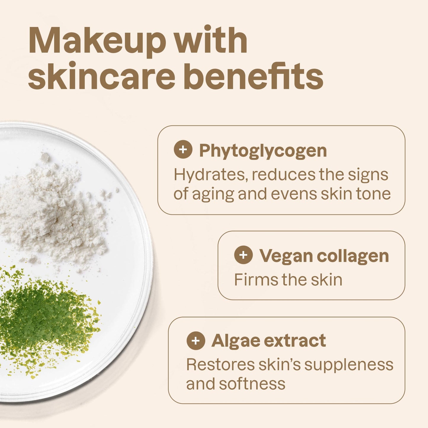 ATTITUDE Oceanly Light Coverage Foundation Stick, Titanium Dioxide-Free, EWG Verified, Plastic-Free, Vegan & Cruelty-free Makeup, Dune, 0.42 Ounces