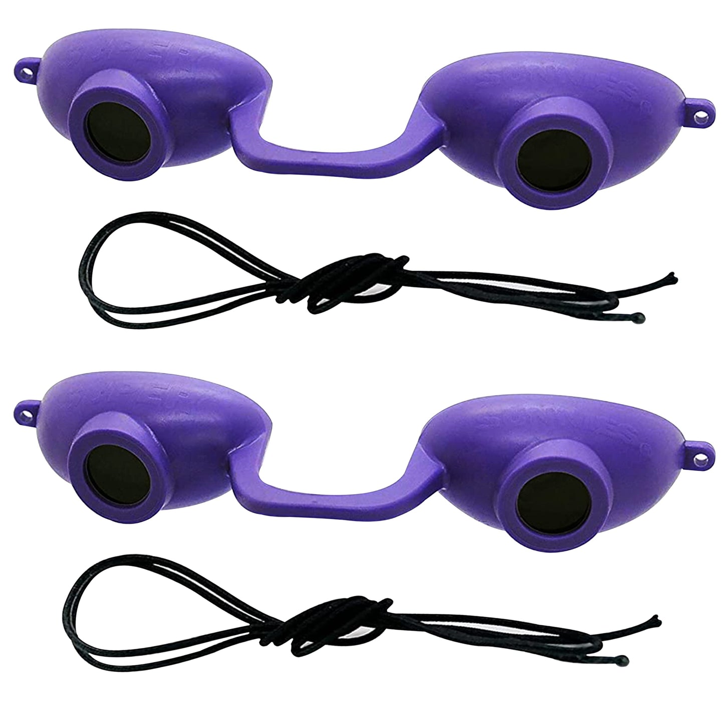 Super Sunnies Flex UV Eye Protection, FDA Compliant Tanning Bed Goggles, Red Light Therapy Glasses - Purple