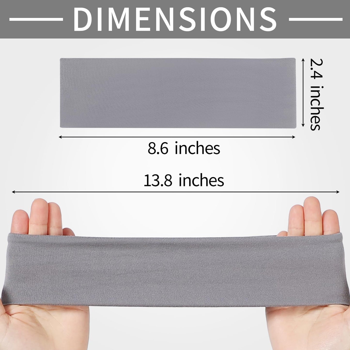Panleding 8 Pcs Stretchy Headbands for Women, Absorbed Sport Headband Soft Twist Headbands for Daily Life Yoga Workout Beauty and Personal Care Panleding