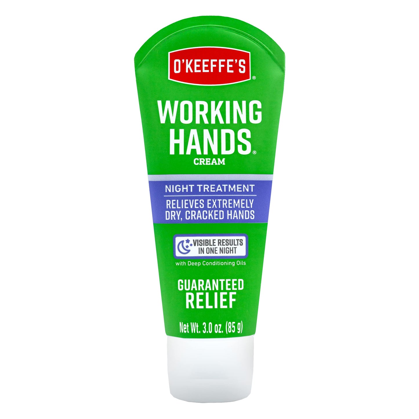 O'Keeffe's Working Hands Night Treatment Hand Cream; 3 oz Tube; (Pack of 1)