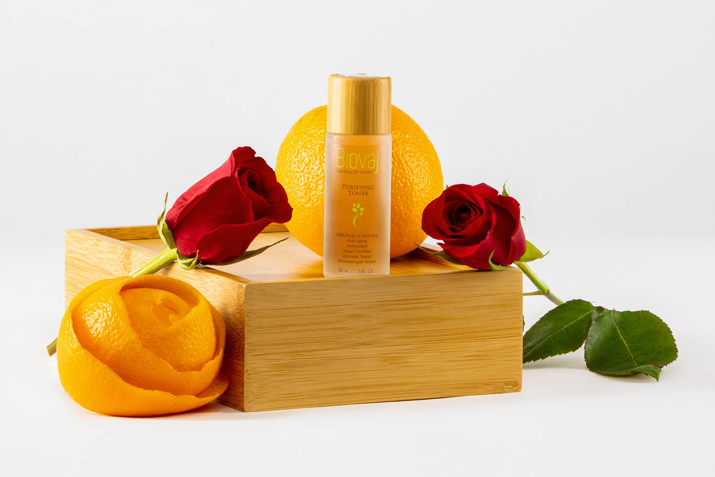 Biovaj Purifying Toner-100% Natural Clean Facial Toner for The Skin pH Balance & Pores, Soothes, Tones, Anti-Aging, Botanical, Vegan Certified