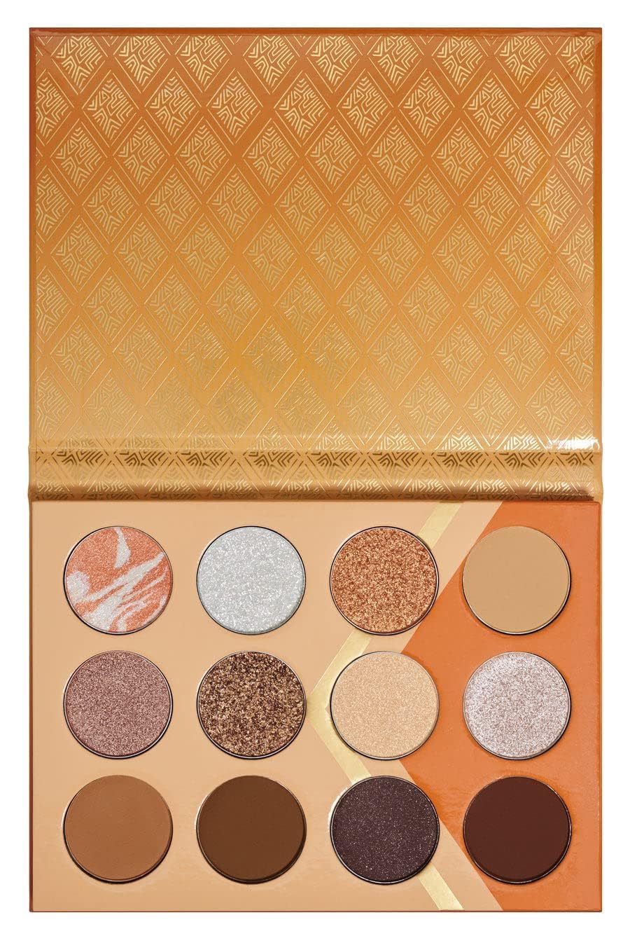 Juvia's Place Nubian Earth Palette - Browns, and Tans - Matte and Shimmer Pressed Pigments - Flattering for All Skin Tones - Shine Brown, White, Brown
