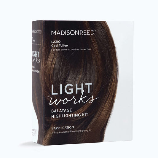 Madison Reed Light Works Balayage Highlighting Kit, Creates Natural-Looking Cool Toffee Highlights (Lazio - Brown), Amonia Free, Cruelty Free, 2 Step