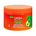 Cantu Avocado Silicone-free Hydrating Curling Hair Styling Cream with Shea Butter, 12 Ounce