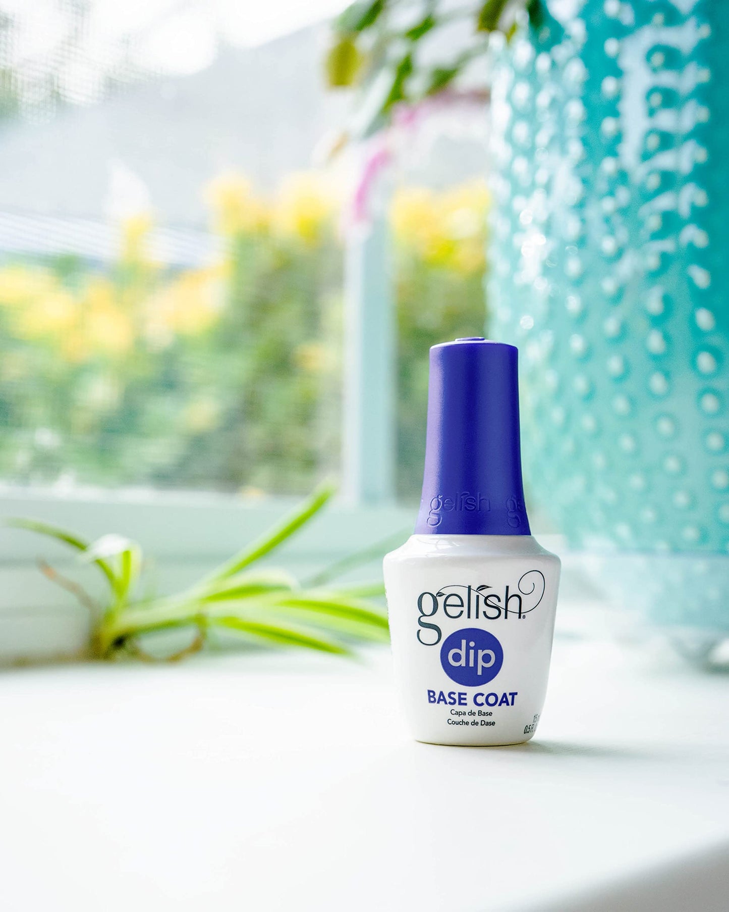 Gelish Dip Basix Kit - Prep, Base Coat, Activator, Top Coat & Brush Restorer - Easy, Odor-Free, No UV or LED Lamp Required for Long-Lasting