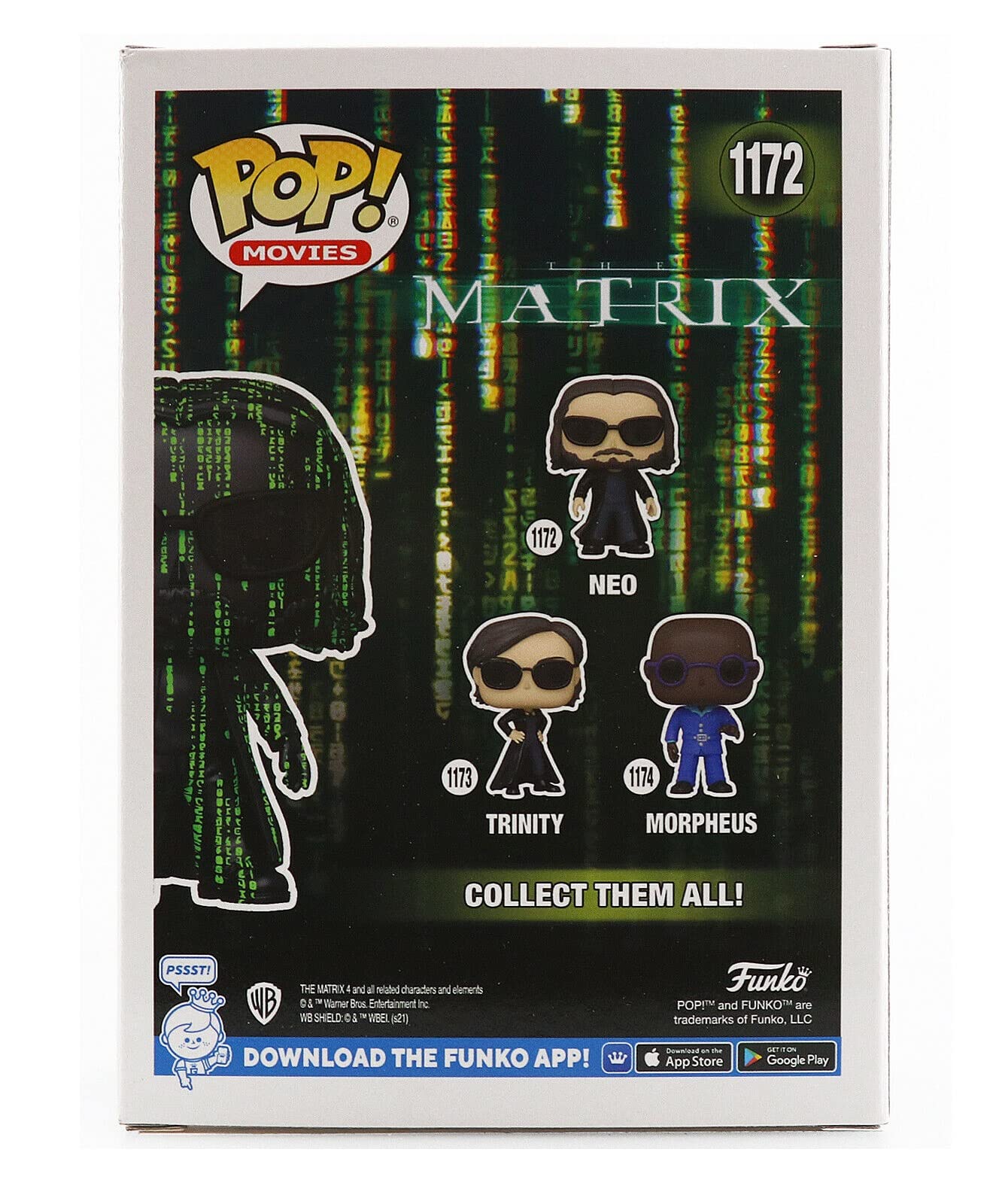 Funko - Pop The Matrix Neo Exclusive Action Figure, Multicolor (133741)