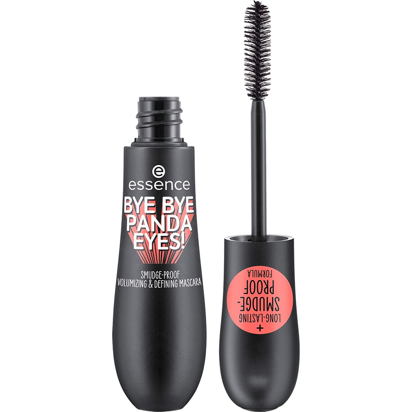 essence | Bye Bye Panda Eyes Tubing Mascara | Smudge-proof, Volumizing Definition | Vegan, Cruelty Free, Free From Parabens & Oils (Pack of 1) Beauty and Personal Care Essence Cosmetics