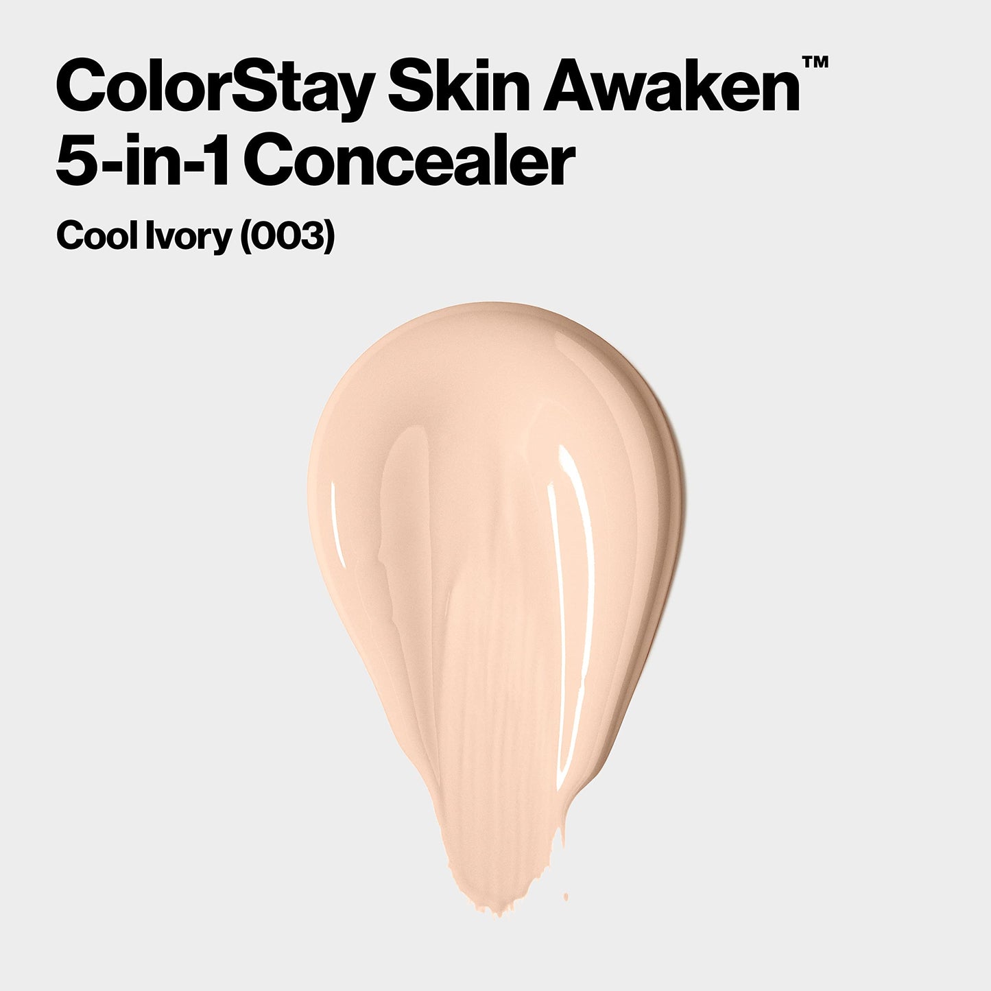 Revlon ColorStay Skin Awaken 5-in-1 Concealer, Lightweight, Creamy Longlasting Face Makeup with Caffeine & Vitamin C, For Imperfections, Dark Circles
