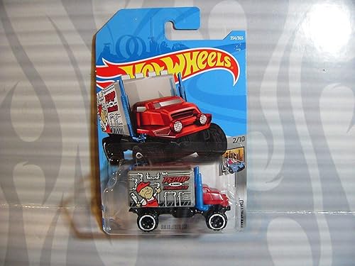 HOT Wheels Baja Hauler ( Truck) RED and Gray 50th HOT Wheels 354/365 (Pepop & Son Plumbing CO.)
