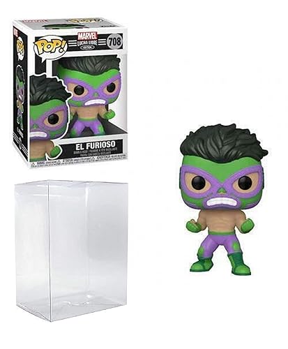 Hulk El Furioso Pop #708 Pop Marvel Luchadores Vinyl Figure (Bundled with EcoTek Protector to Protect Display Box)
