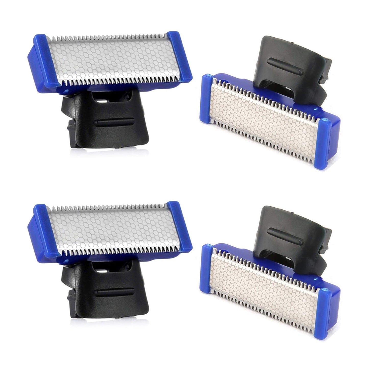 Replacement Heads for Old Version of Microtouch Solo Mens Shaver Electric Micro Trimmer (Pack of 4) Beauty and Personal Care Vini