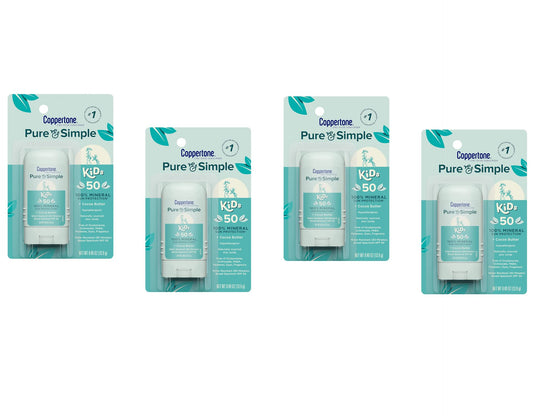 Coppertone Kids Sunscreen Stick Broad Spectrum SPF 50.46 Ounces Each (4)