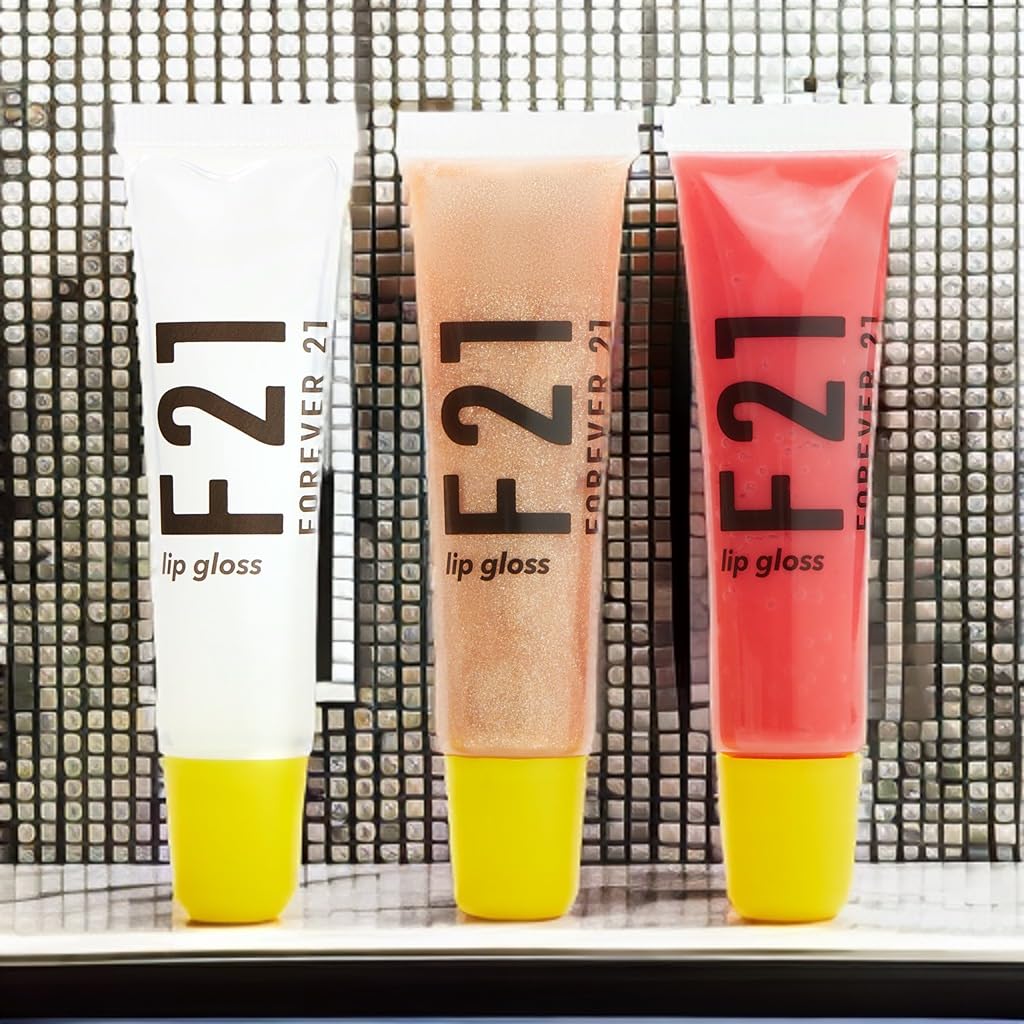 Forever 21 F21 Beauty Lip Gloss, Non-Sticky, Non-Greasy Texture, Wear Alone or Over Your Favorite Lipstick, Clearly