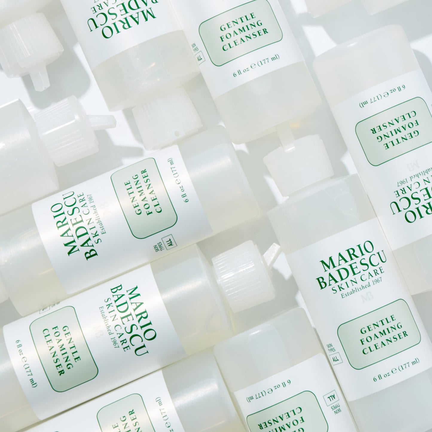 Mario Badescu Gentle Foaming Facial Cleanser, Deep Cleansing and Hydrating Face Wash for All Skin Types with Aloe Vera, Fermented Black Tea