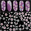 MBETA Gold Nail Art Sticker Decals 3D Exquisite Pattern Nail Art Bronzing Stickers Luxury Self-Adhesive Butterfly Flowers Valentine's Day Design DIY Beauty & Personal Care MBETA