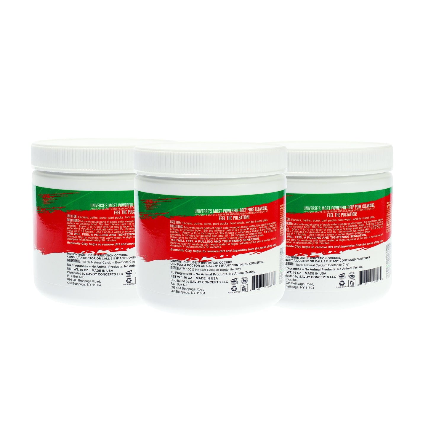 Mayan Magic Mud- Premium Indian Healing Clay- Powerful Deep Pore Cleansing Facial and Body Mask- 100% Pure Calcium Bentonite Clay- Treat Acne