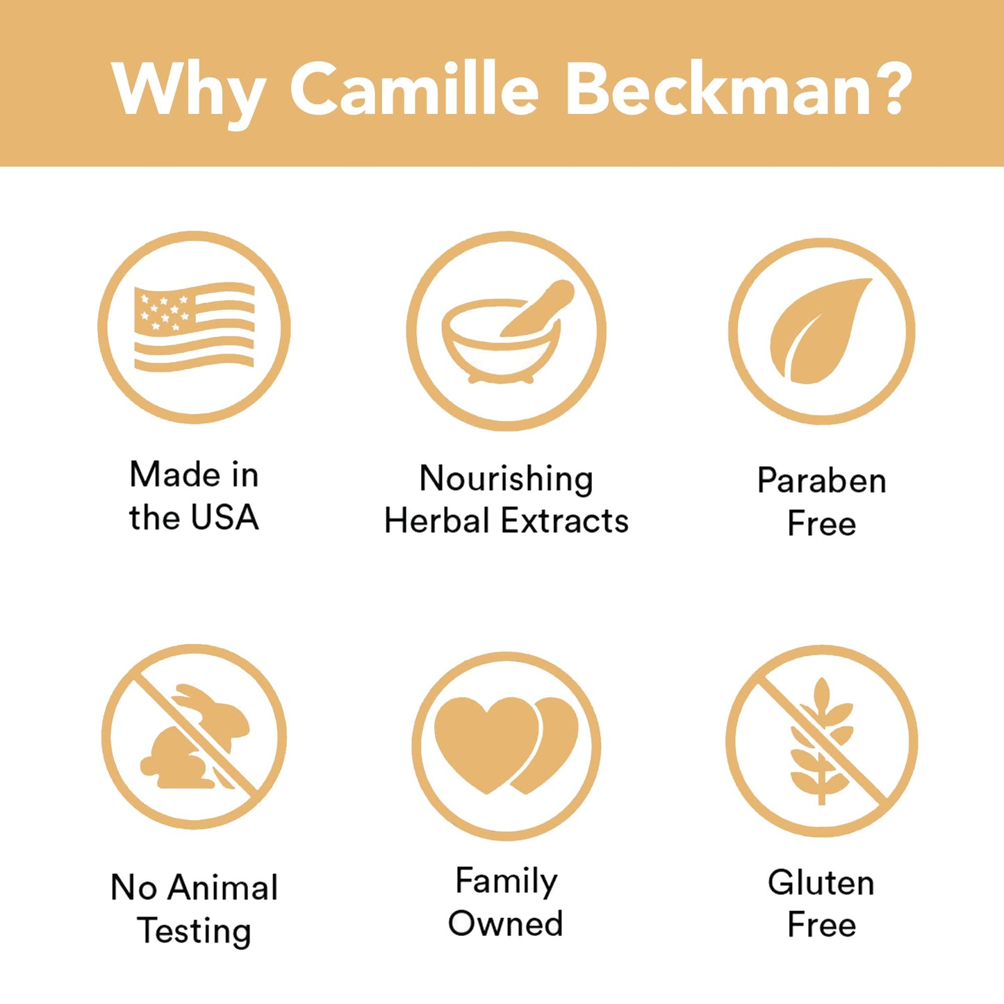 Camille Beckman Glycerine Hand Therapy Cream, Tuscan Honey, 8 Ounce