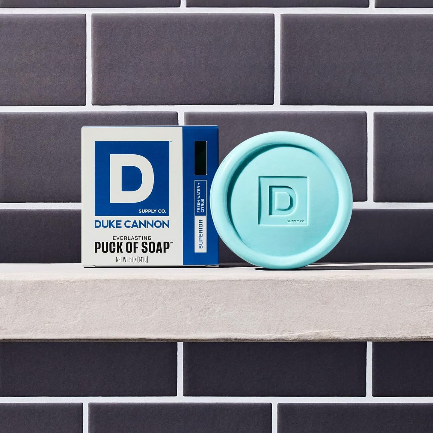 Duke Cannon Supply Co. Bar Soap Puck - Men's Rounded Bar Soap With Masculine Scents - Hydrating & Cleansing -Disc-Shaped Mens Soap - All Skin Types