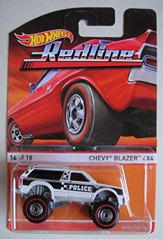 Hot Wheels White Chevy Blazer 4x4 1:64 Scale Die-Cast Car Truck for Kids (Unisex)