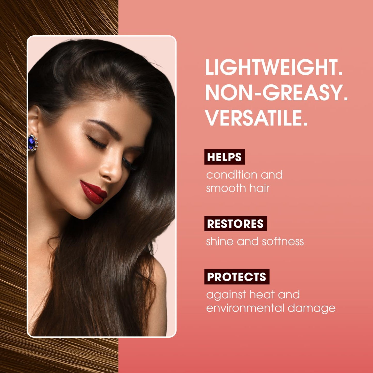 One 'N Only Argan Oil Hair Treatment - Lightweight & Hydrating Hair Oil for Natural, Wigs & Extensions - Shine Enhancing, Heat Protectant & Frizz