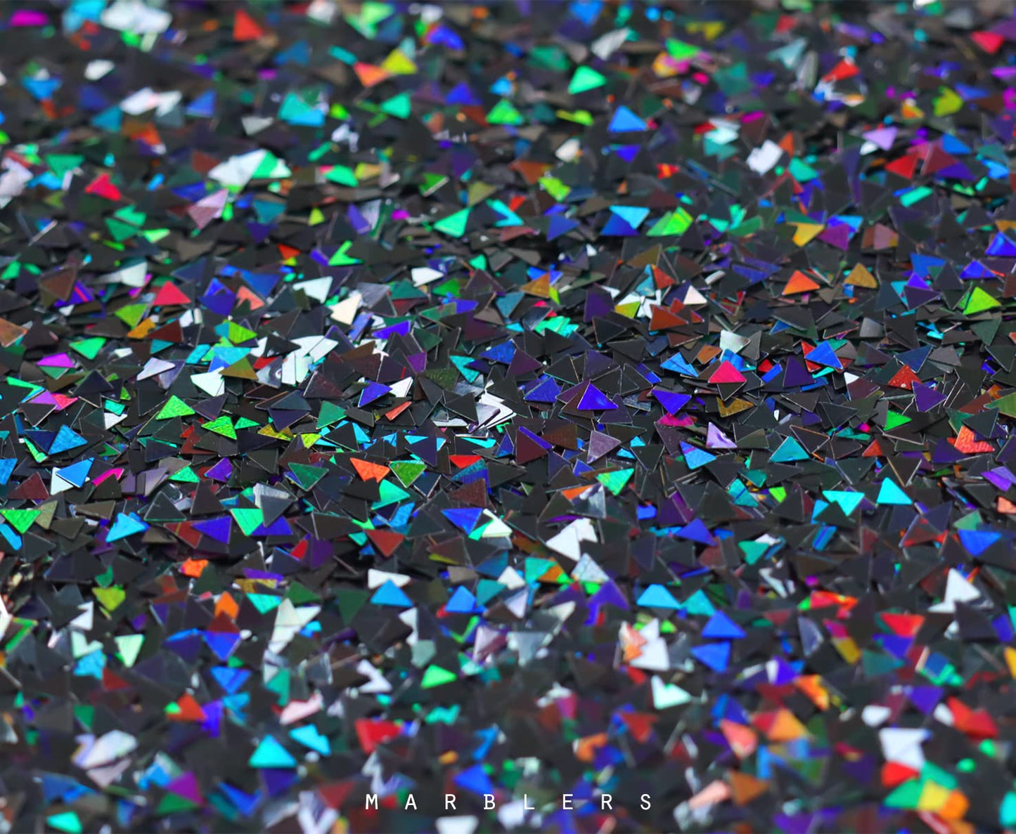 MARBLERS [Triangle] Shape Glitter for Body & Face 0.11oz (3g) | Flake | Non-Toxic | Vegan | Cruelty-Free | Eyeshadow, Nail Polish, Nail Art |