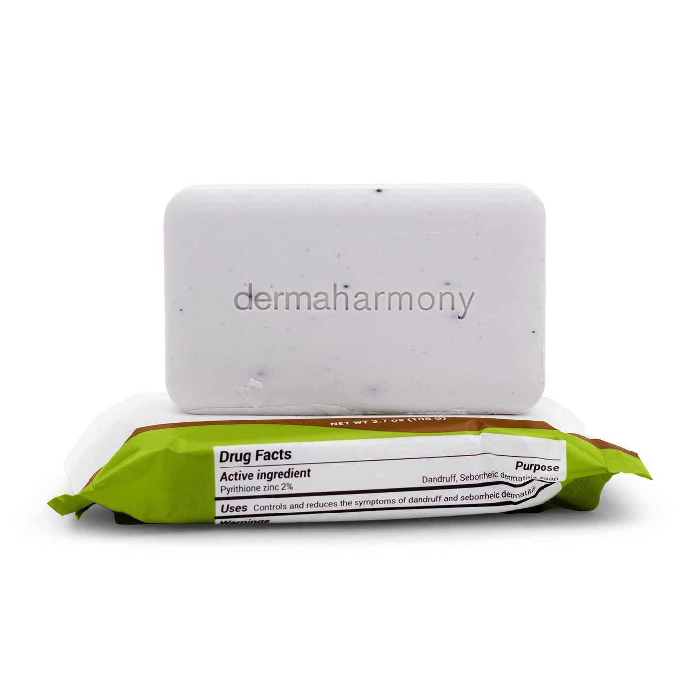 Dermaharmony 2% Pyrithione Zinc Shea Butter Bar Soap for Seborrheic Dermatitis and Dandruff (3.7 oz) Beauty & Personal Care Dermaharmony