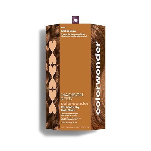 Madison Reed colorwonder Demi-Permanent Hair Color, Effortless At-Home Hair Dye, Ammonia-Free, Cruelty-Free, Amber Glow (Warm Lighter Amber), Pack