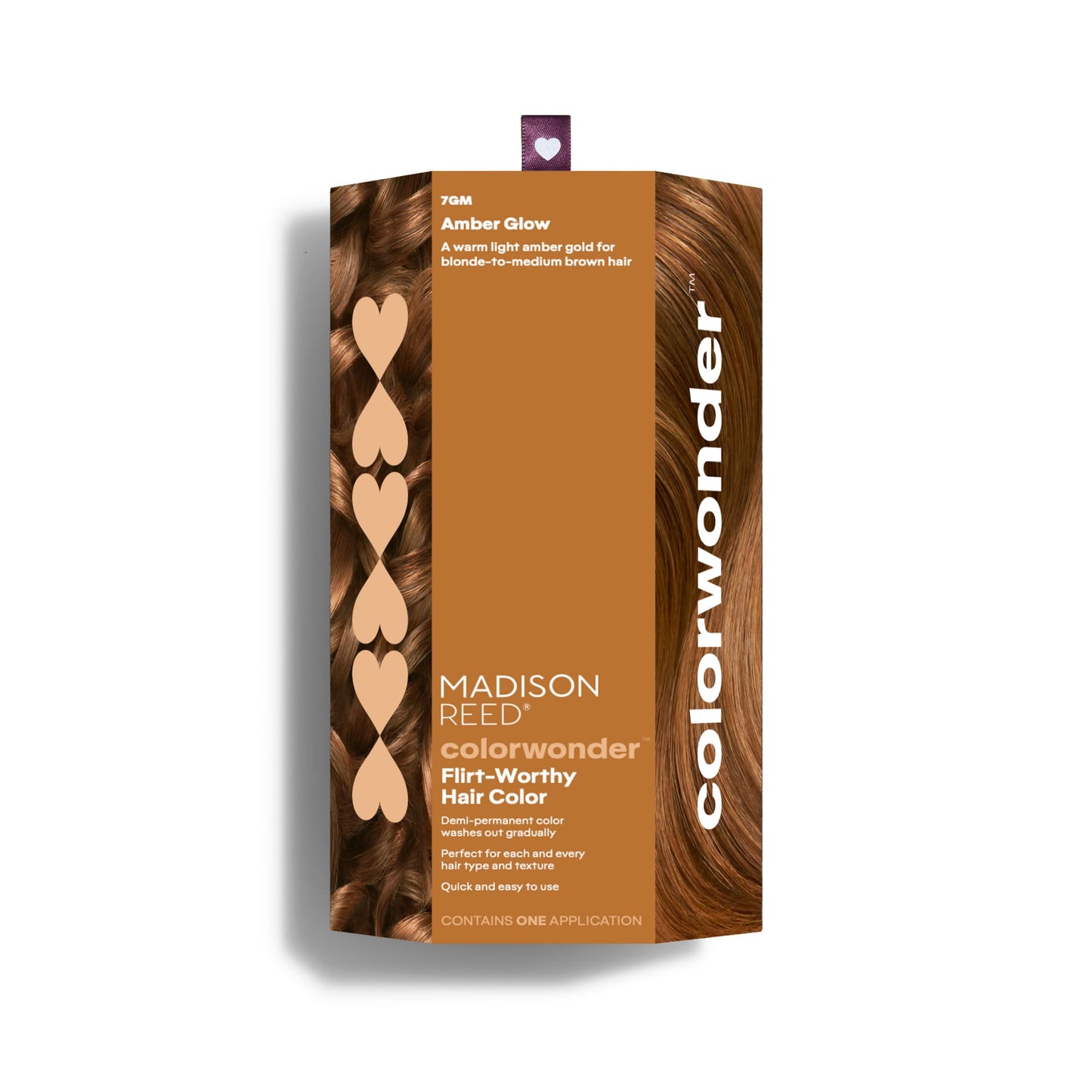 Madison Reed colorwonder Demi-Permanent Hair Color, Effortless At-Home Hair Dye, Ammonia-Free, Cruelty-Free, Amber Glow (Warm Lighter Amber), Pack