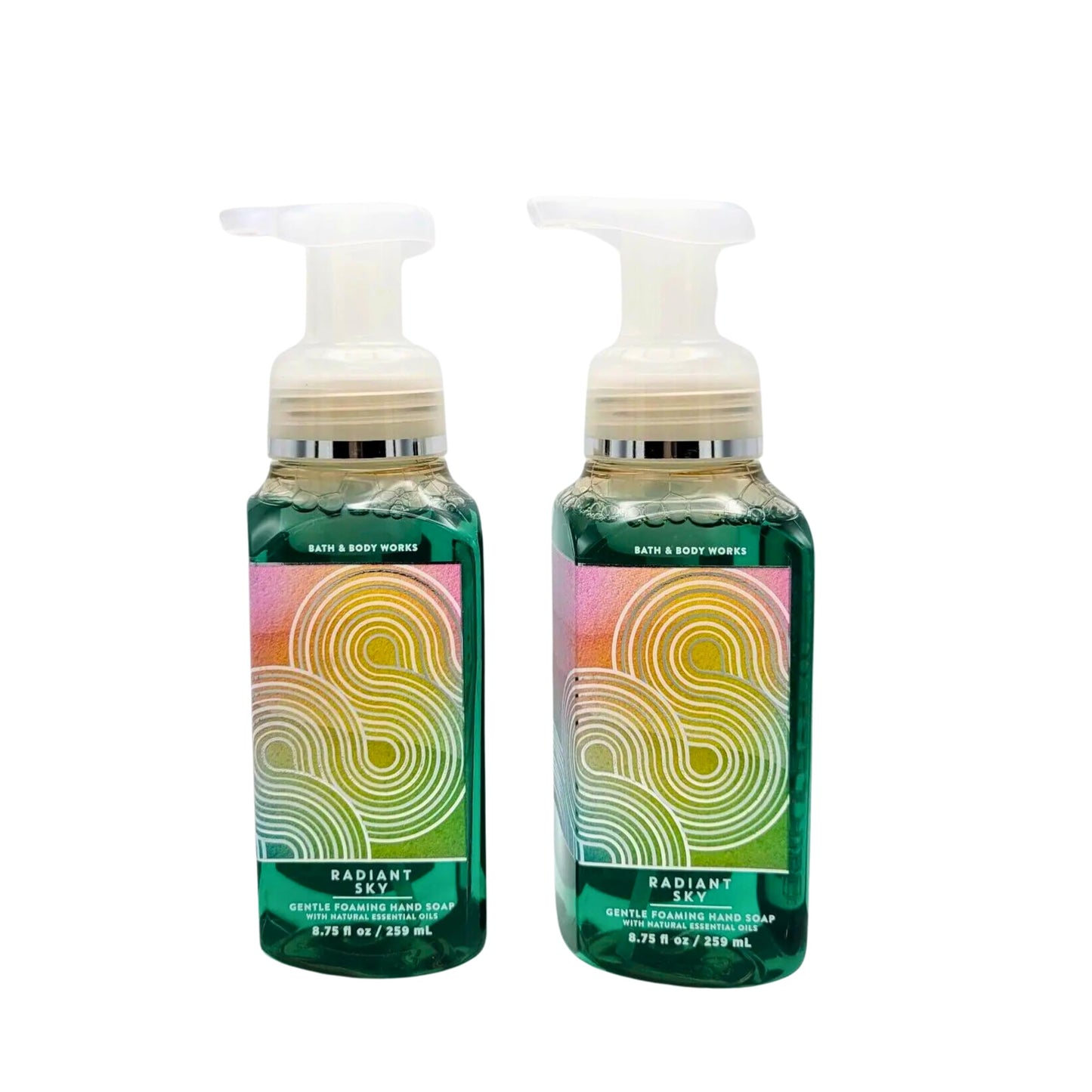 Bath & Body Works Foaming Hand Soap, Set of 2, 8.75oz Each (Radiant Sky)