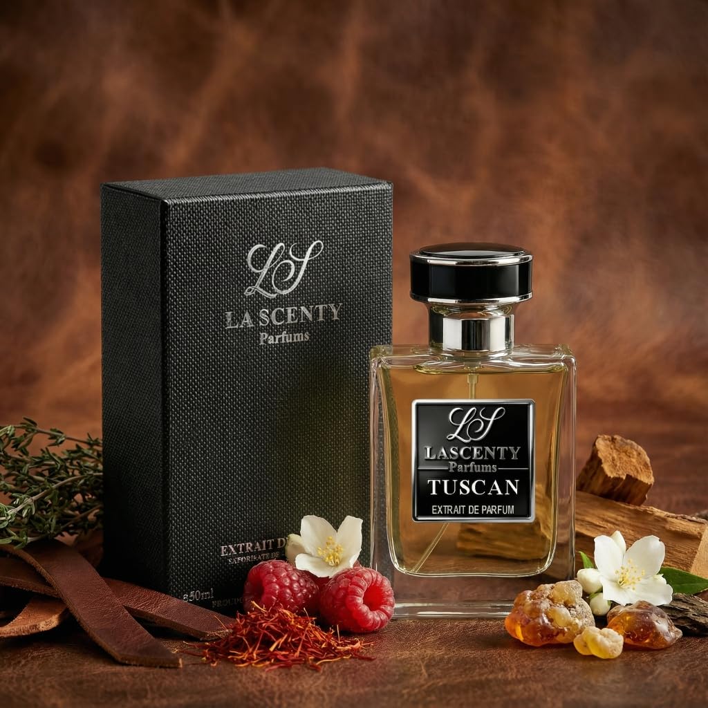LaScenty TUSCAN Inspired by Tuscan Leather, Leather Amber Woody Perfume and Cologne for Men and Women, Long Lasting Intense Fragrance with Strong High Beauty & Personal Care LaScenty