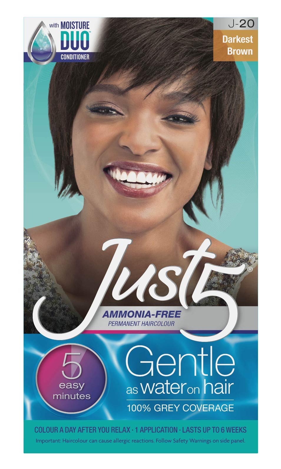 Just 5 Color Darkest Brown (2 Pack)