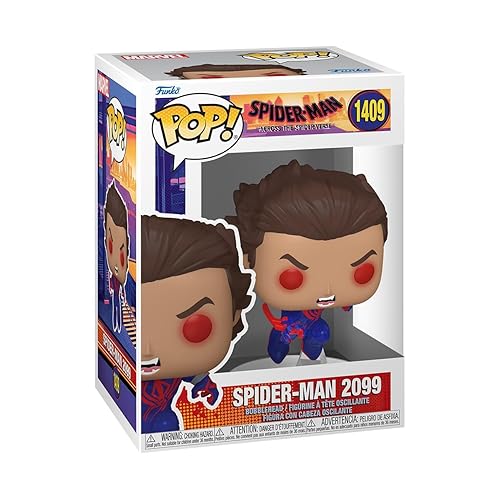 Funko POP! Marvel: Spider-Man Across The Spider-Verse - Spider-Man 2099 - Unmasked - Collectable Vinyl Figure - Gift Idea - Official Merchandise…