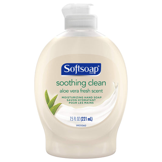 Softsoap Liquid Hand Soap with Flip Top Cap, Soothing Clean, Aloe Vera Fresh Scent - 7.5 Fl. Oz Beauty & Personal Care Softsoap
