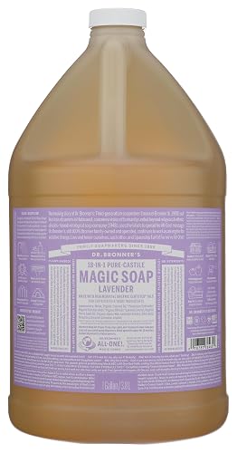Dr Bronners, Soap Liquid Castile Lavender, 128 Fl Oz