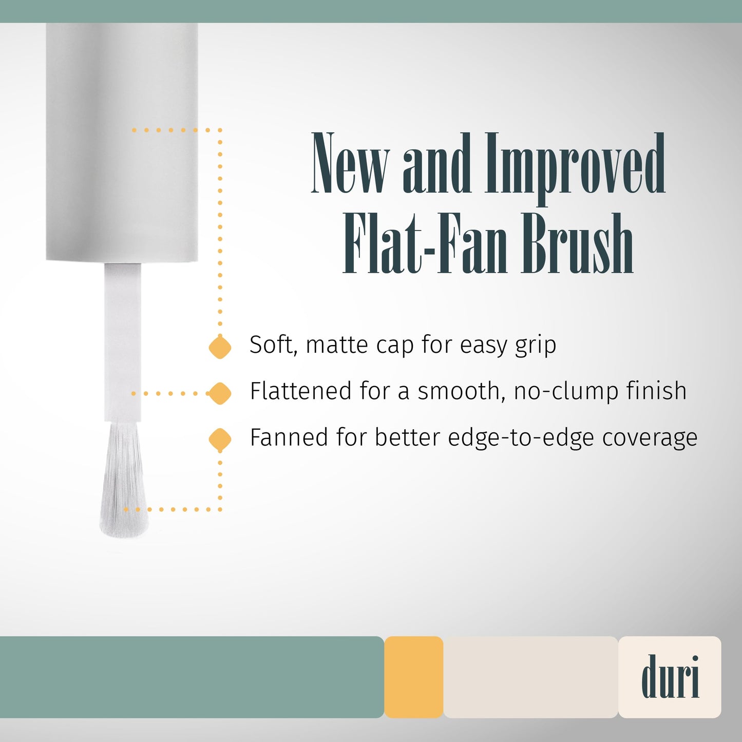 duri Nail Polish, 340 Forever Beautiful, Pale Pink Color, Soft Pastel, Neutral Shade with Sheer Finish for French Manicure, Wedding, Everyday Wear