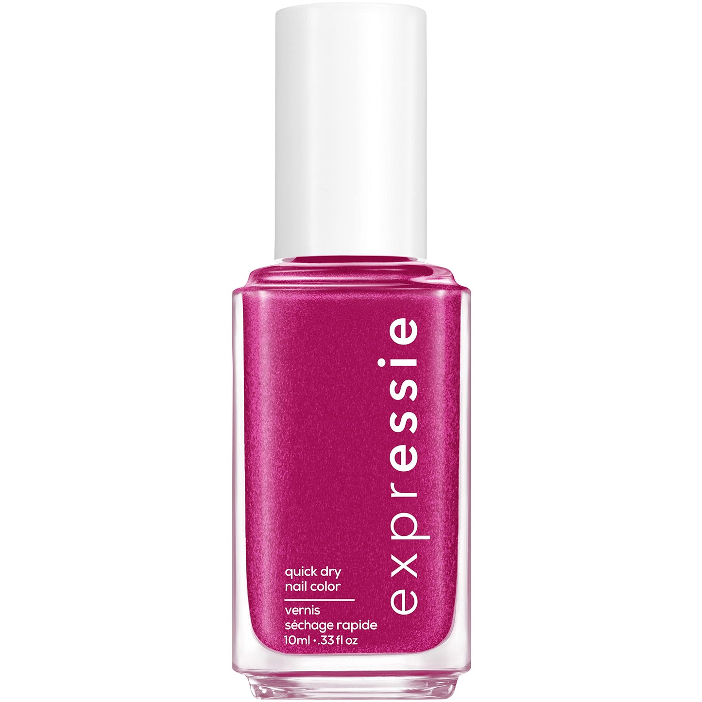 essie Expressie Nail Polish, Quick-Dry Deep Fuchsia Pink Nail Polish, Vegan, Don't Glitch Get Better, 0.33 fl oz Beauty & Personal Care essie